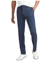 Kenneth Cole Mens Slim fit Dress Pants 34 / 32 Steel Blue Solid Stretch