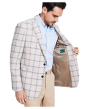 Brooks Brothers Mens Classic fit Sport Coat Blazer 40 R Beige Plaid