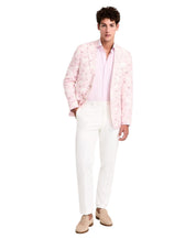 Tallia Mens Slim fit  Linen Sport Coat Blazer 40 L Pink Floral