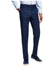 Tommy Hilfiger Mens Modern fit Dress Pants 34 / 34 Navy Blue Solid Stretch