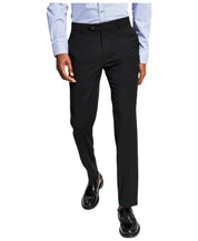 Tommy Hilfiger Mens Modern fit Dress Pants 32 / 32 Black Solid Stretch