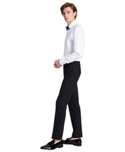 Bar Iii Mens Slim fit Tuxedo Pants 33 / 30 Black Solid