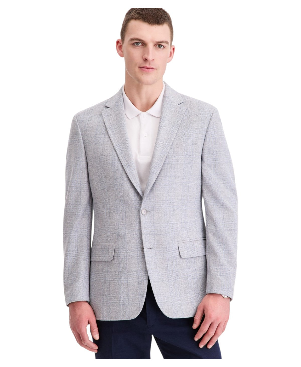 Tommy Hilfiger Mens Modern fit Sport Coat Blazer 42 R Blue Grey  Plaid