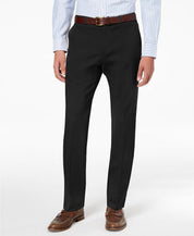 Tommy Hilfiger Mens Modern fit Dress Pants 29 / 30 Black Solid Stretch