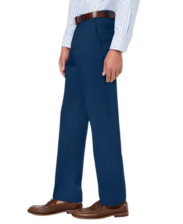 Tommy Hilfiger Mens Modern fit Dress Pants 36 / 32 Navy Blue Solid Stretch