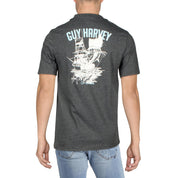 Guy Mens Harvey Short Sleeve T Shirt Charcoal Heather Large