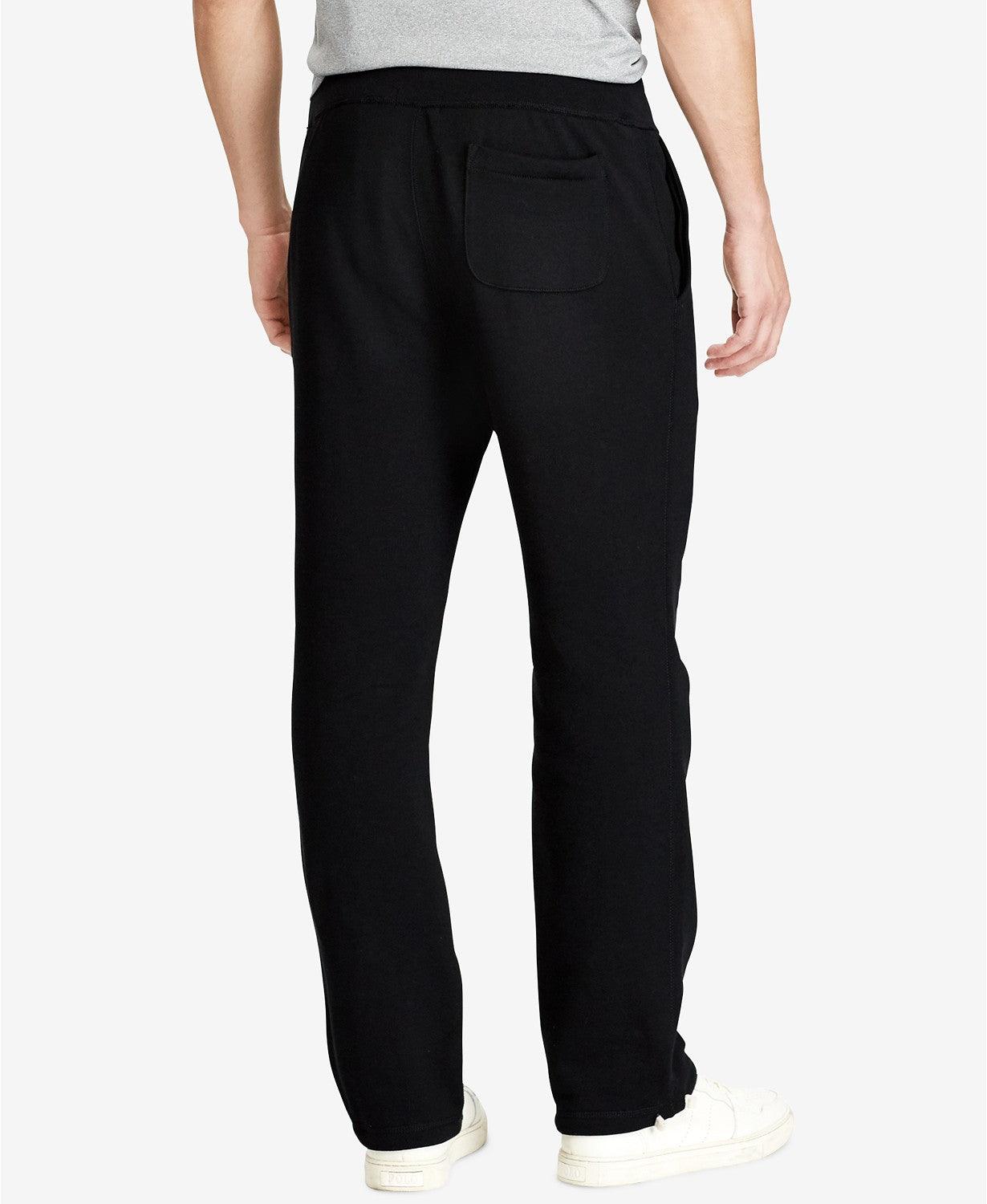 Polo Ralph Lauren Mens Classic fit Casual Pants Large  Black Solid