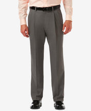 Haggar Mens Classic fit Dress Pants 36 / 29 Gray Solid