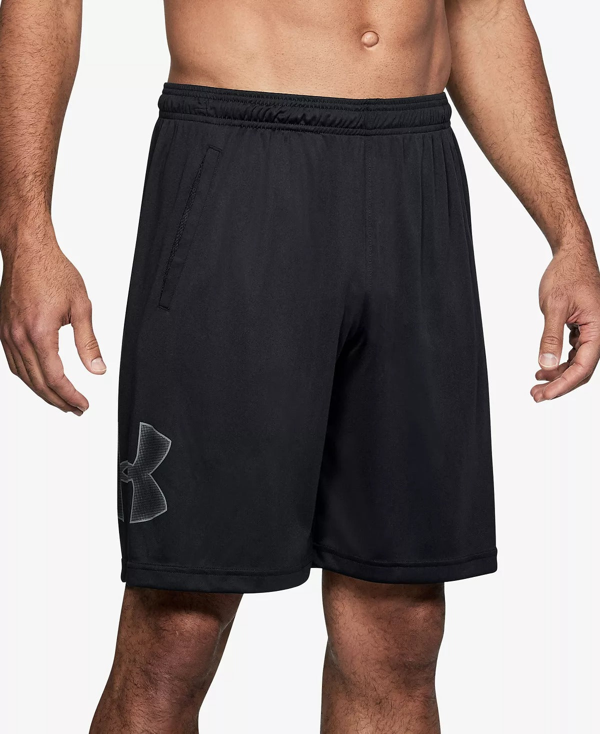 Under Armour Men Regular fit Athletic Shorts XL Black Solid