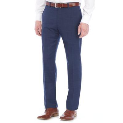 Tommy Hilfiger Mens Modern-Fit Flex Stretch Suit Pants Navy Plaid 32 x 30