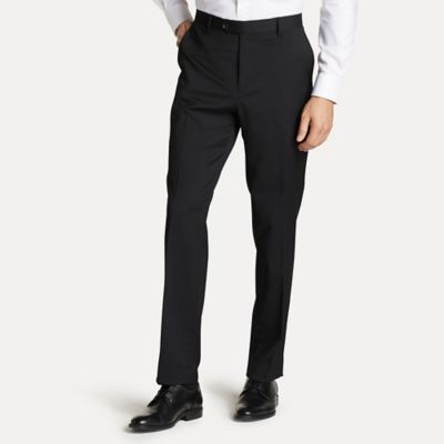 Tommy Hilfiger Mens Modern Fit Flex Stretch Dress Suit Pants Black 34 x 30