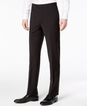 Calvin Klein Mens Slim fit Dress Pants 40 / 30 Black Solid