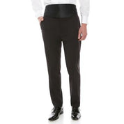 Calvin Klein Mens Slim fit Wool Tuxedo Pants 42 / 30 Black Solid