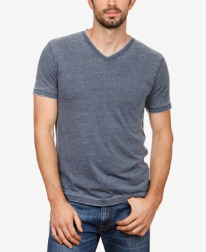 Lucky Brand Mens Regular fit Short Sleeve T-Shirt Large Blue Solid