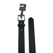 Sun + Stone Mens Faux Leather Textured Belt Black L 38 40