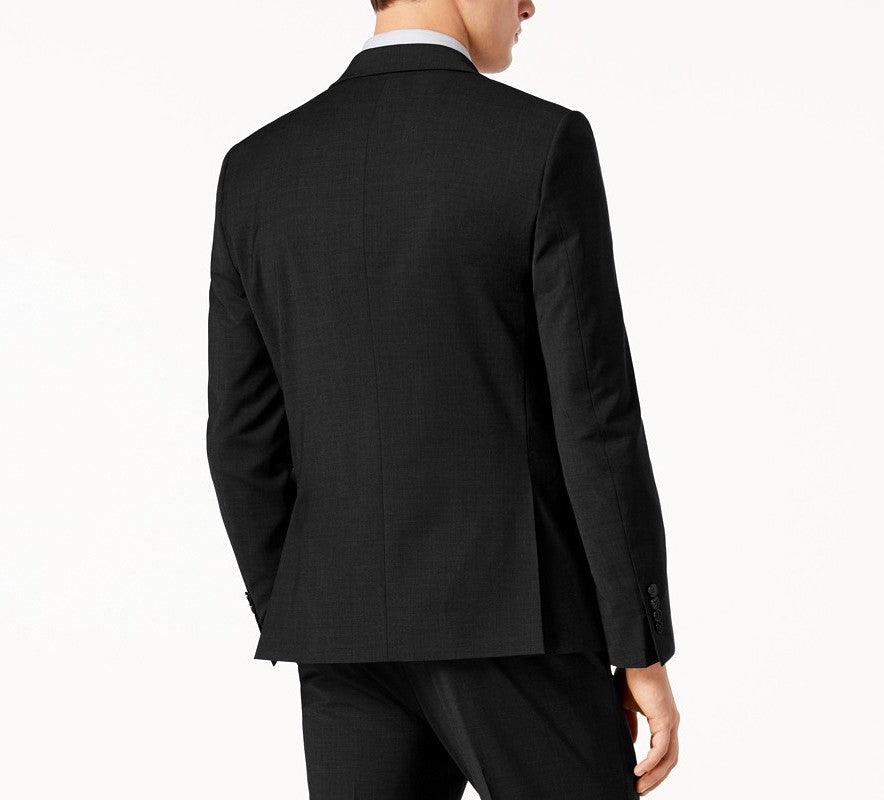 Calvin Klein Mens Skinny fit Suit Jacket Blazer 44 S Black Stretch