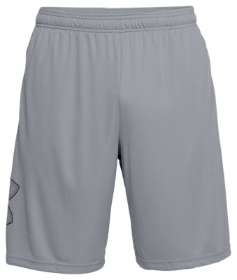 Under Armour Men Regular fit Athletic Shorts Large Grey Solid