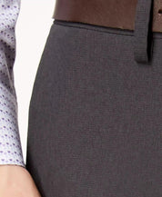 Kenneth Cole Mens Modern fit Dress Pants 32 / 32 Charcoal Grey Stretch