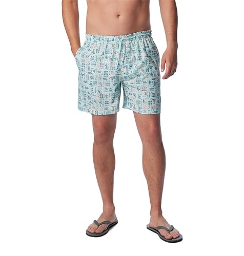 Columbia Men Regular fit Swim Trunks Swimwear XL Green