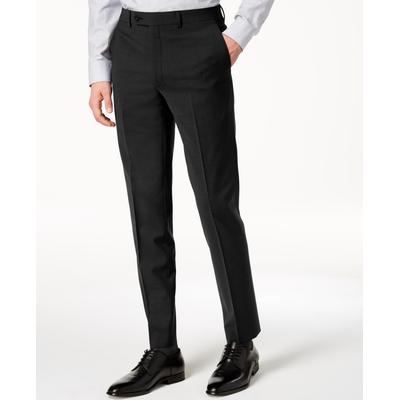 Calvin Klein Mens Skinny fit Dress Pants 40 / 32 Black Solid Stretch