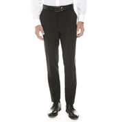 Calvin Klein Mens Skinny fit Dress Pants 32 / 30 Black Solid Stretch