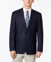 Lauren Ralph Lauren Mens Classic fit Sport Coat Blazer 43 R Navy Blue Check