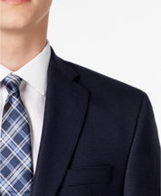 Lauren Ralph Lauren Mens Classic fit Sport Coat Blazer 44 S Navy Blue Check