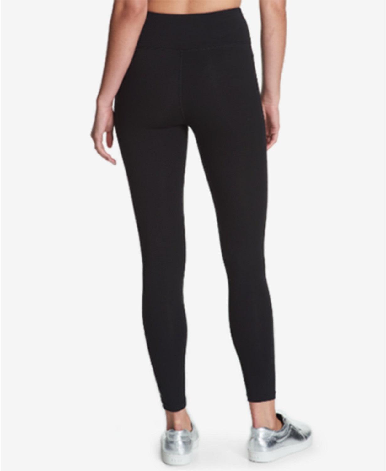 Dkny Women Regular fit High Rise Leggings Large Black