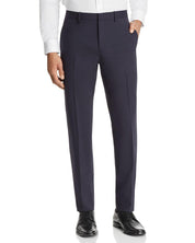 Theory Mens Slim fit Dress Pants 30 / 32 Navy Blue Solid Stretch