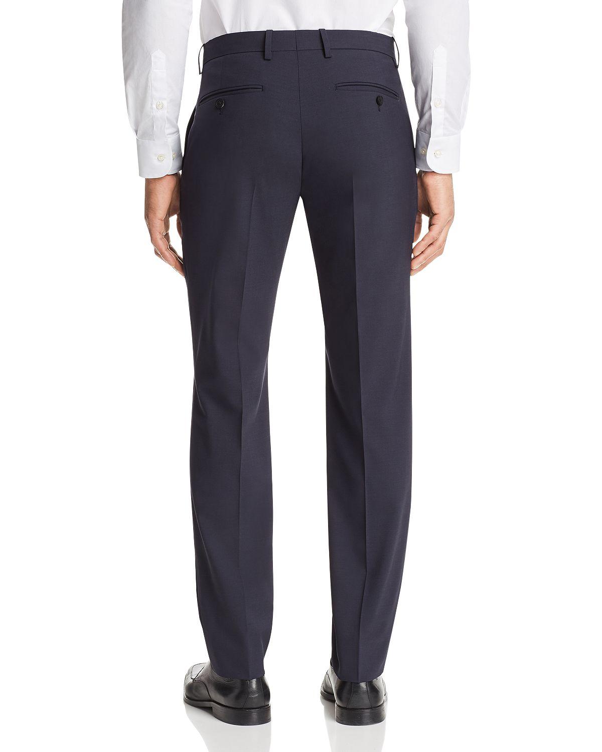 Theory Mens Slim fit Dress Pants Size 38 Blue Solid Stretch