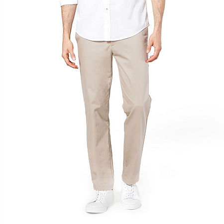 Dockers Men's Slim Tapered Signature Khaki Lux Cotton Stretch Pants White 36 x 32