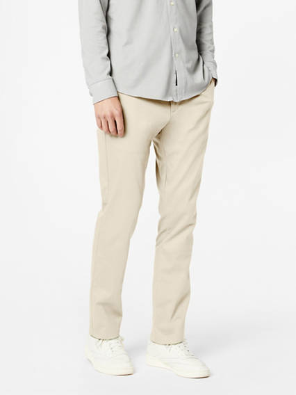 Dockers Men's Slim Tapered Signature Creaseless Khaki Pants Could Beige 38 x 32