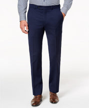Tommy Hilfiger Mens Modern fit Dress Pants 38 / 34 Navy Blue Solid Stretch