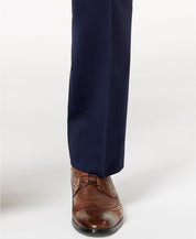Tommy Hilfiger Mens Modern fit Dress Pants 38 / 34 Navy Blue Solid Stretch