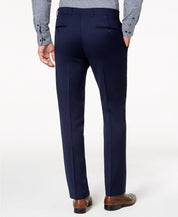 Tommy Hilfiger Mens Modern fit Dress Pants 38 / 34 Navy Blue Solid Stretch