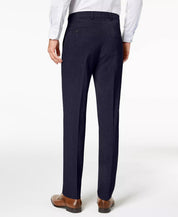 Calvin Klein Mens Skinny fit Dress Pants 32 / 29 Navy Blue Solid Stretch