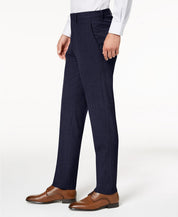 Calvin Klein Mens Skinny fit Dress Pants 31 / 30 Navy Blue Solid