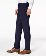 Calvin Klein Mens Skinny fit Dress Pants 32 / 29 Navy Blue Solid Stretch