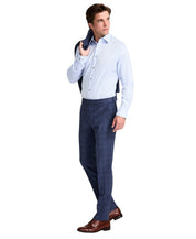 Calvin Klein Men's Slim-Fit Wool Blend Suit Pants - Blue