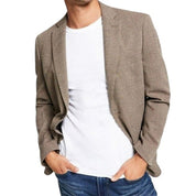 Calvin Klein Mens Slim fit Wool Sport Coat Blazer 46 R Brown Solid