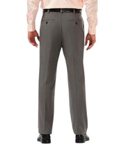 Haggar Mens Classic fit Dress Pants 32 / 32 Mid Gray Solid
