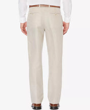 Perry Ellis Portfolio Mens Modern fit Dress Pants 44 / 30 Beige Solid