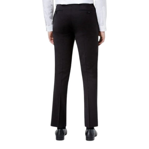 Calvin Klein Mens Slim fit  Wool Dress Pants 42 / 32 Navy  Blue Solid