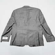 Lauren Ralph Lauren Mens Wool Flannel Classic-Fit Suit Jacket 48L Black check