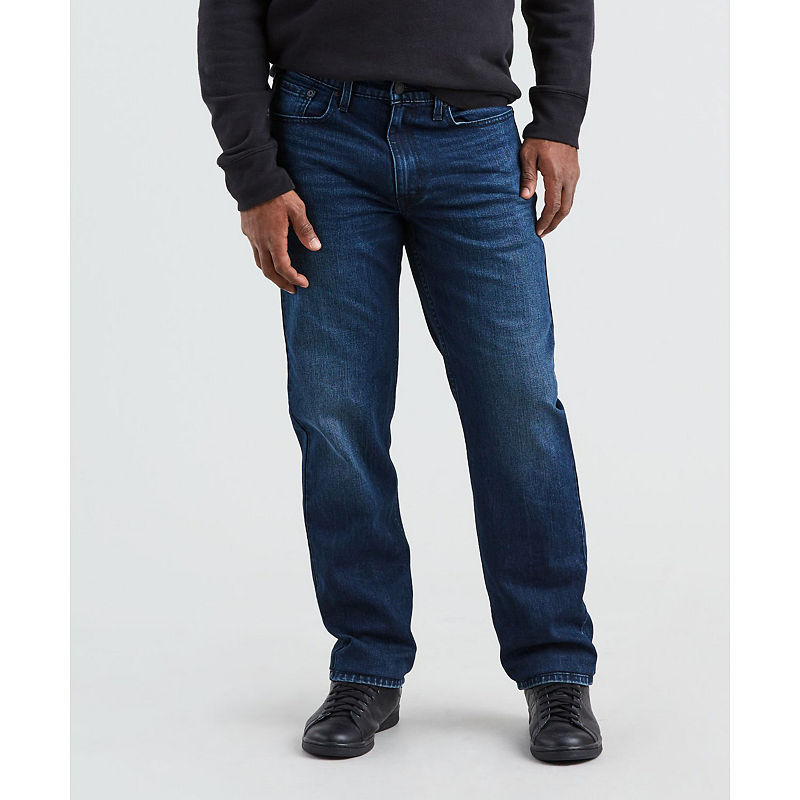 Levis Mens 550 Relaxed Fit Jeans The Twist Blue 33 x 32