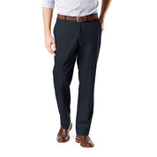 Dockers Mens Classic Fit Khaki Pants Navy Blue 38 x 34