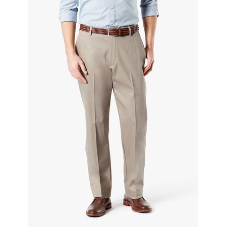 Dockers Mens Classic Fit Signature Khaki Pants Timber Wolf  Beige 30 x 32