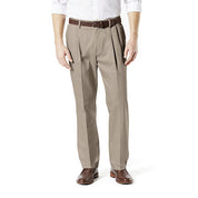 Dockers Mens Classic Fit Signature Khaki Pants Timber Wolf Beige  40 X 29