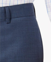 Calvin Klein Mens Slim fit Dress Pants 42 / 30 Blue Solid Stretch