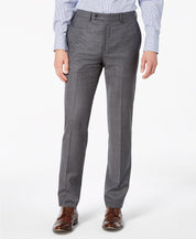 Calvin Klein Men's Slim-Fit Stretch Gray Sharkskin 42L